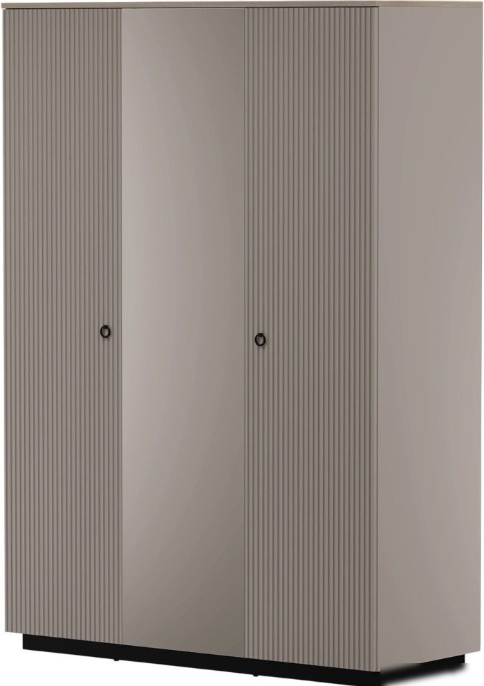 Шкаф распашной Black Red White Domenica SZF2D1L (глиняный серый/дуб сильвержек ореховый)
