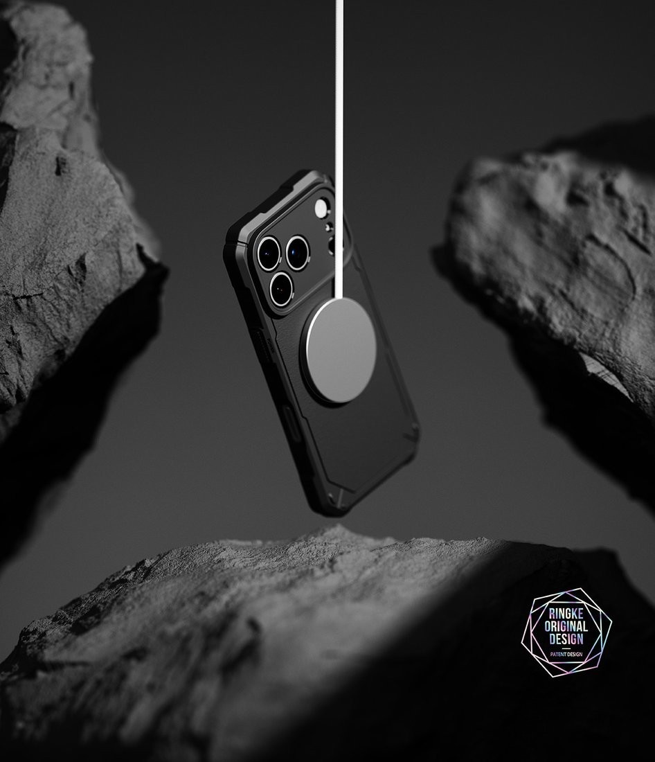 Чехол для телефона Ringke Rugged Gear Magnetic для iPhone 17 Pro Max (Black)