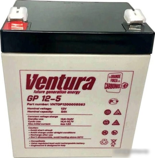 Аккумулятор для ИБП Ventura GP 12-5 (12 В/5 А·ч)
