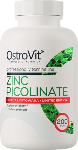 БАД OstroVit Zinc Picolinate (200 таблеток)