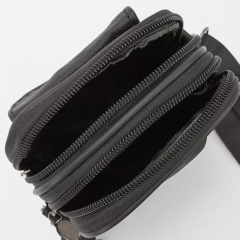 Мужская сумка Poshete 878-9910-BLK (черный)