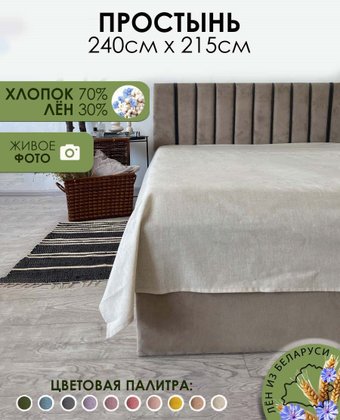 Постельное белье Mio Tesoro 215х240 Лен240Пр-3