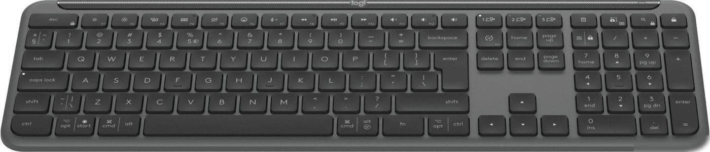 Клавиатура Logitech Signature Slim K950 920-012434 (графитовый, нет кириллицы)