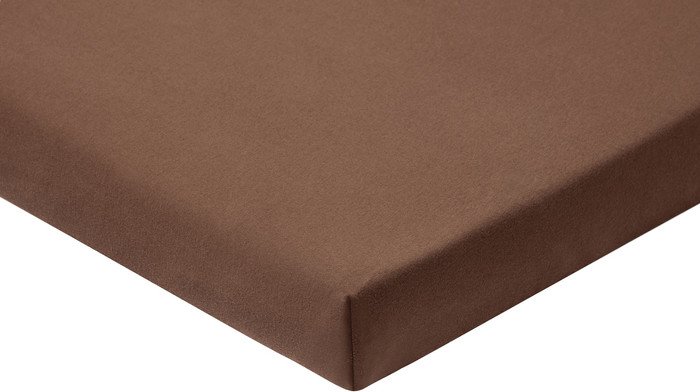 Постельное белье Альвитек Трикотажная на резинке 90x200 ПТР-ШОК-090 (шоколад)