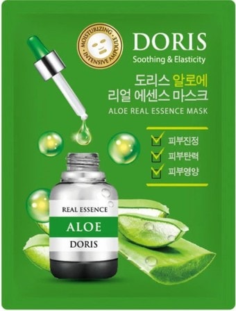 Косметика по уходу за лицом Jigott Маска для лица Doris Aloe Real Essence 25 мл