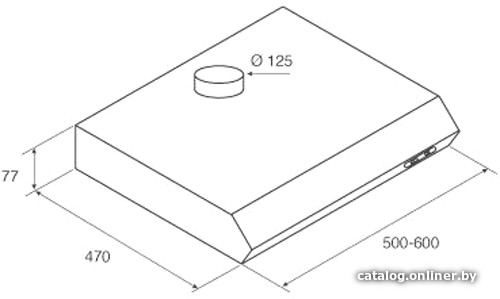 Кухонная вытяжка Jetair Light IX/F/60 PRF0094403A