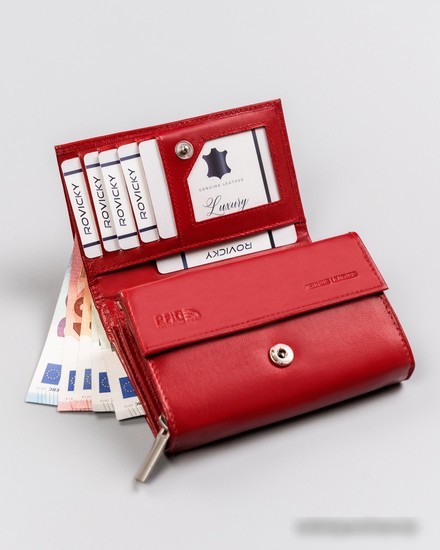 Кошелек Cedar Rovicky R-RD-38-GCL (красный)
