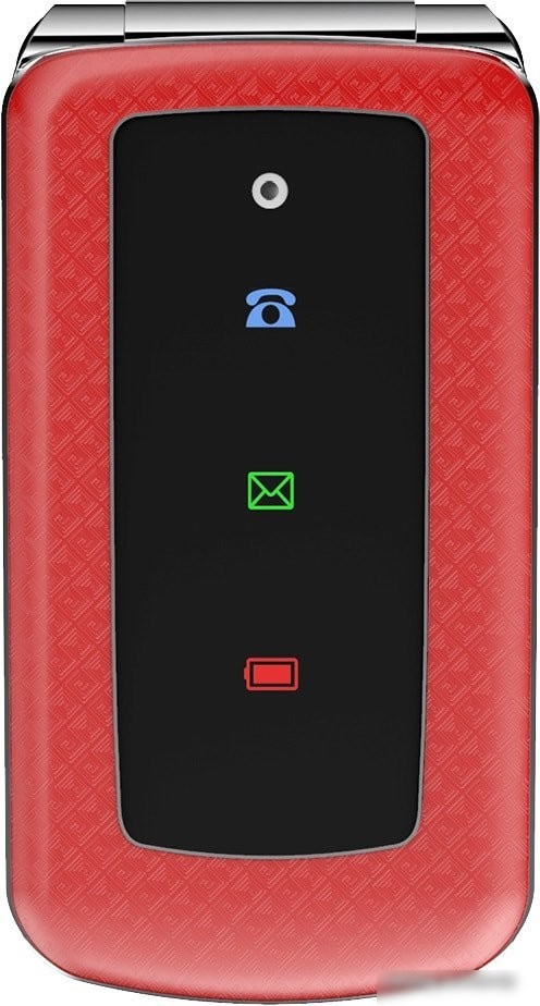 Кнопочный телефон Olmio F28 (красный)