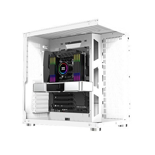 Корпус Xigmatek Aquarius Plus Arctic EN46430 (белый)