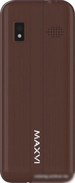 Кнопочный телефон Maxvi K21 (коричневый)