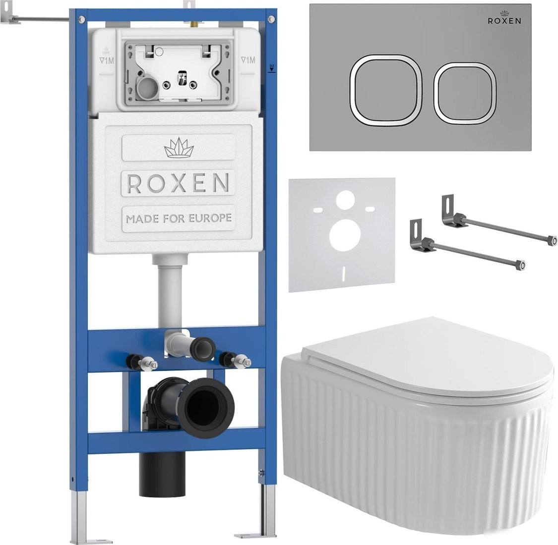 Унитаз подвесной Roxen StounFix Dual Fresh 968275