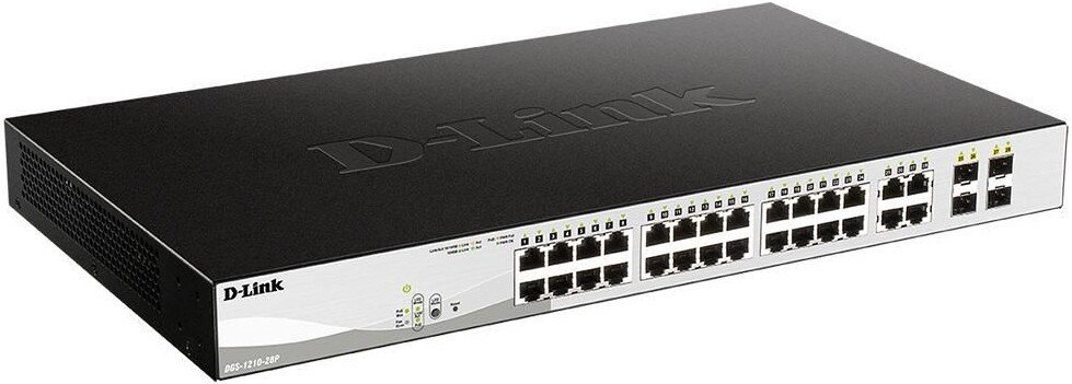 Управляемый коммутатор 2-го уровня D-Link DGS-1210-28P/FL2A