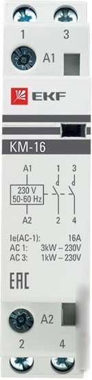 Контактор EKF PROxima KM-1-16-11