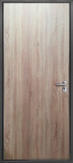 Металлическая дверь Guard Антик серебро/дуб сонома (86x205, правая)