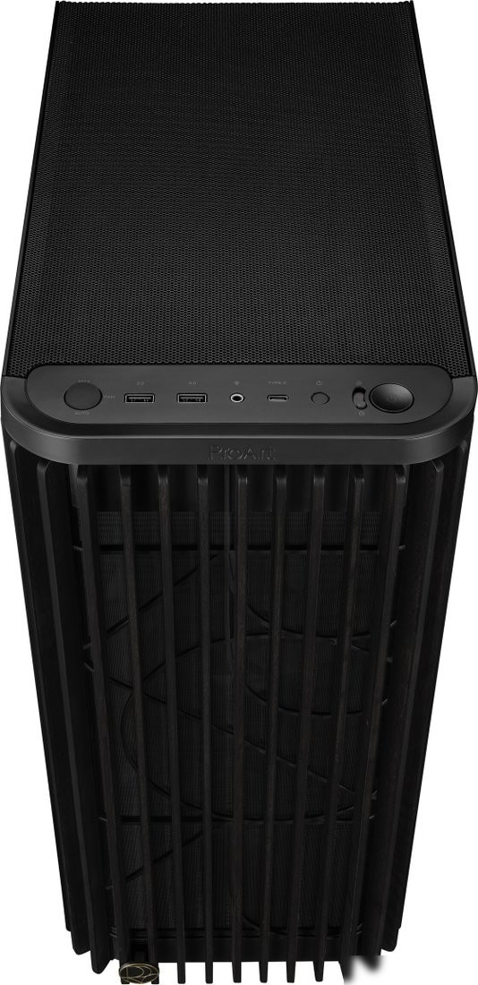 Корпус ASUS ProArt PA401 Wood Edition - Mesh Panel (черный)