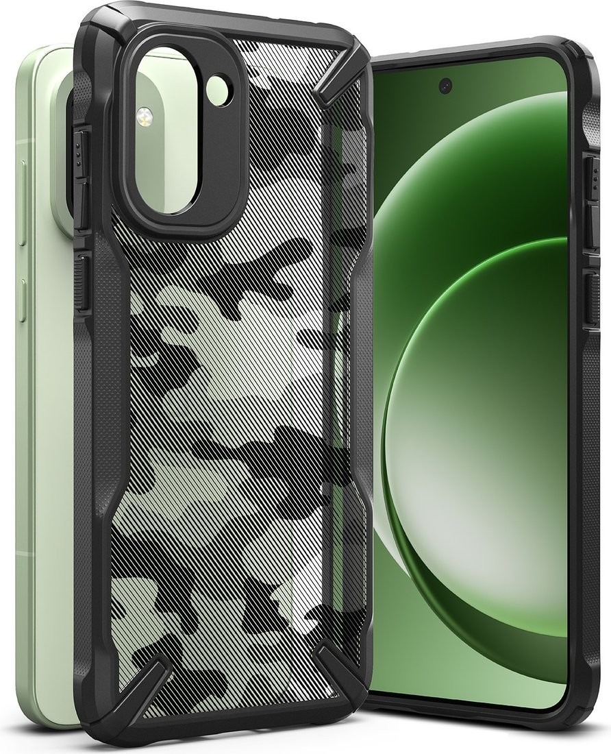 Чехол для телефона Ringke Fusion X для OnePlus 15R (Camo Black)