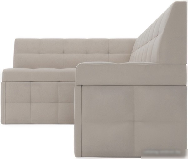 Угловой диван Мебель-АРС Атлантис левый 212x84x135 (бежевый Star Velvet 6 Light Beige)