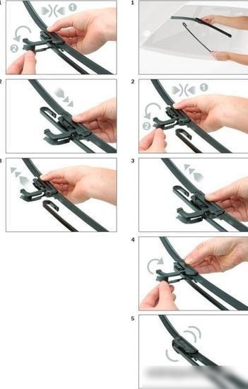 Щетки стеклоочистителя Bosch L+R 650mm/450mm 3397118912