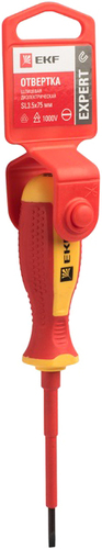 Отвертка EKF Expert SL3x75 мм sl-3-75-exp-in