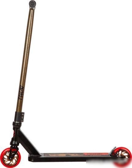 Трюковый самокат Novatrack Psycho 50/100 100A.PSYCHOP2.BZ22 (черный/бронзовый)