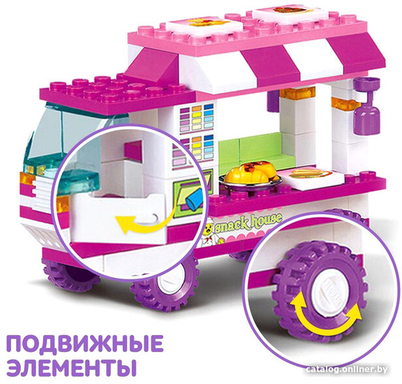 Конструктор Sluban Розовая мечта. Пикник 407590 1393642
