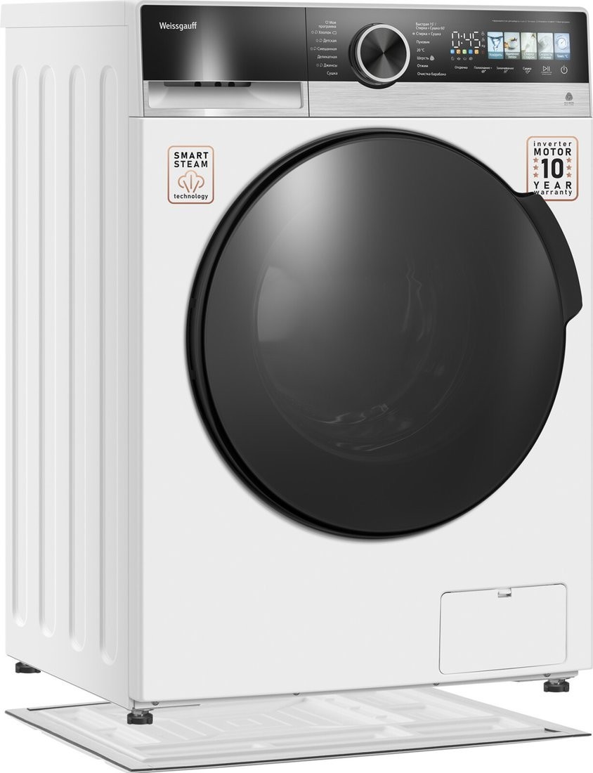 Стирально-сушильная машина Weissgauff WMD 45148 Color Touch Inverter Steam