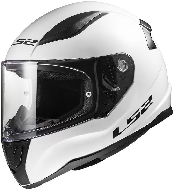 Мотошлем LS2 FF353 Rapid 2 Solid (XXL, глянцевый белый)