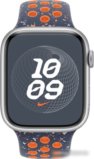 Ремешок Apple Nike Sport Band MUV93 (45 мм, синее пламя, размер M/L)