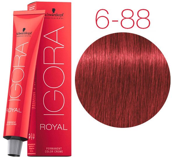 Крем-краска для волос Schwarzkopf Professional Igora Royal Permanent Color Creme 6-88 60 мл