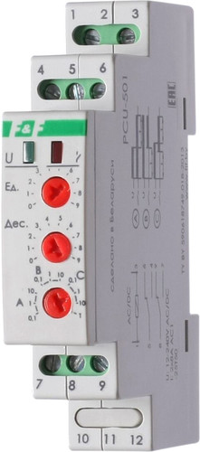 Реле времени Евроавтоматика F&F PCU-501 EA02.001.021