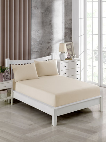 Постельное белье DO&CO Stripe 90x200x30 12108 (бежевый)