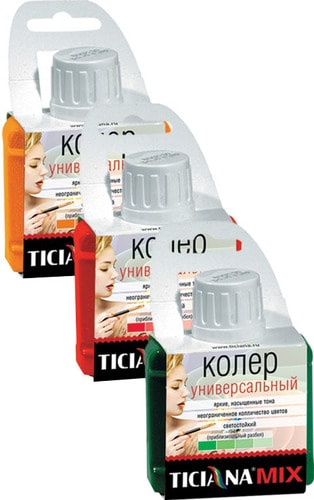 Колеровочная краска Ticiana Микс универсальный 0.08 л (лимонный)