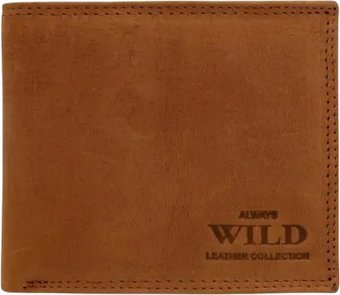 Портмоне Cedar Always Wild CZ-12-HLF (коньячный)