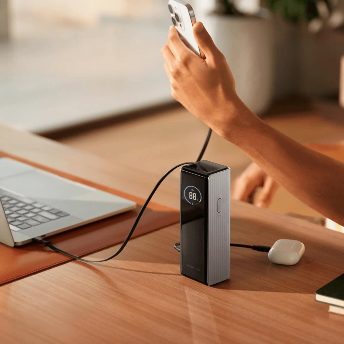 Внешний аккумулятор EcoFlow Rapid 25000mAh (без кабелей, 170 Вт, зеленый)