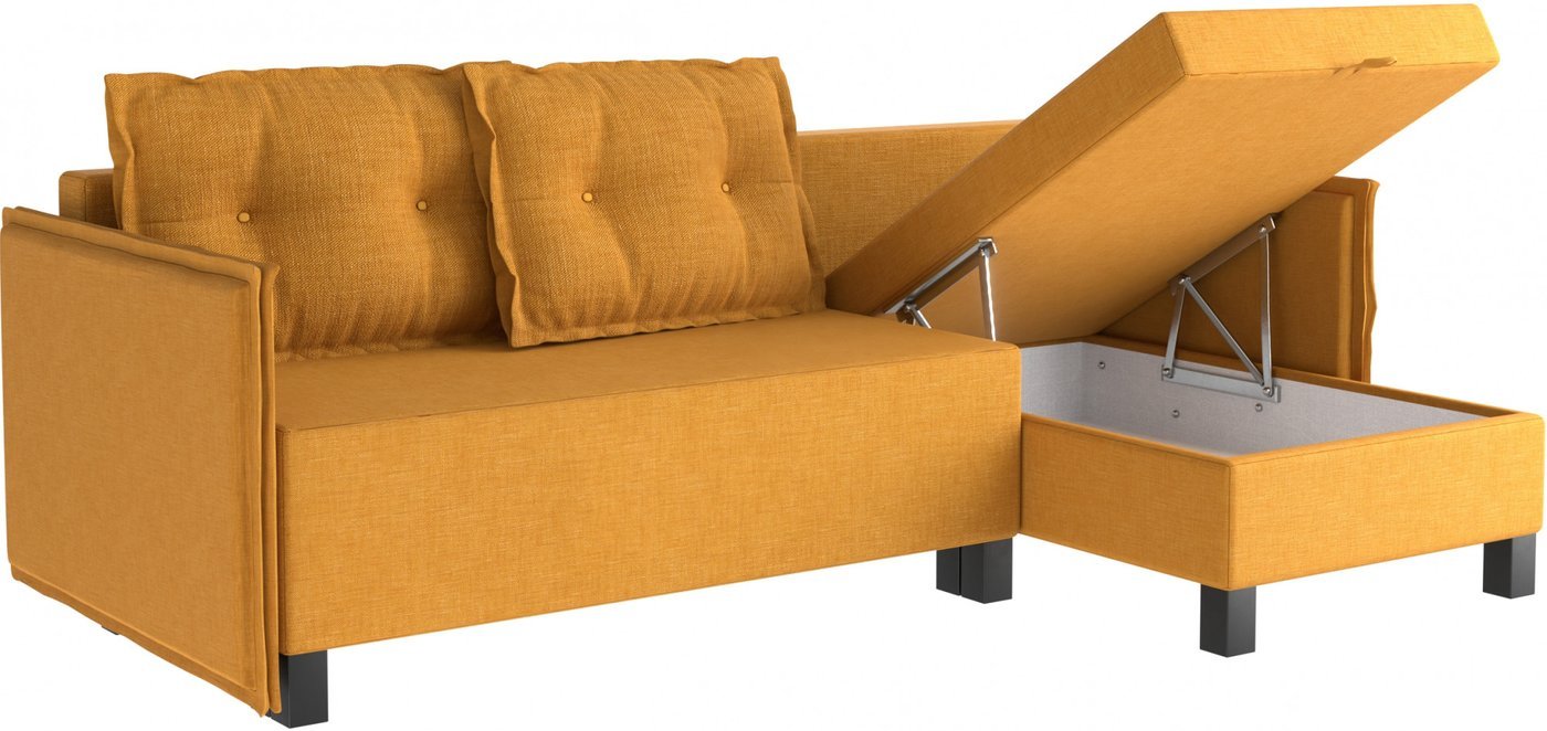 Угловой диван Mio Tesoro Туули (Yellow/Orange)