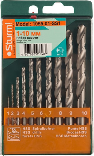 Набор оснастки Sturm 1055-01-SS1 (10 предметов)