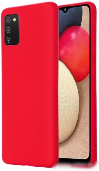 Чехол для телефона Case Cheap Liquid для Galaxy A02s (красный)