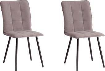 Стул TetChair Bari LT (2 шт, серый/черный)