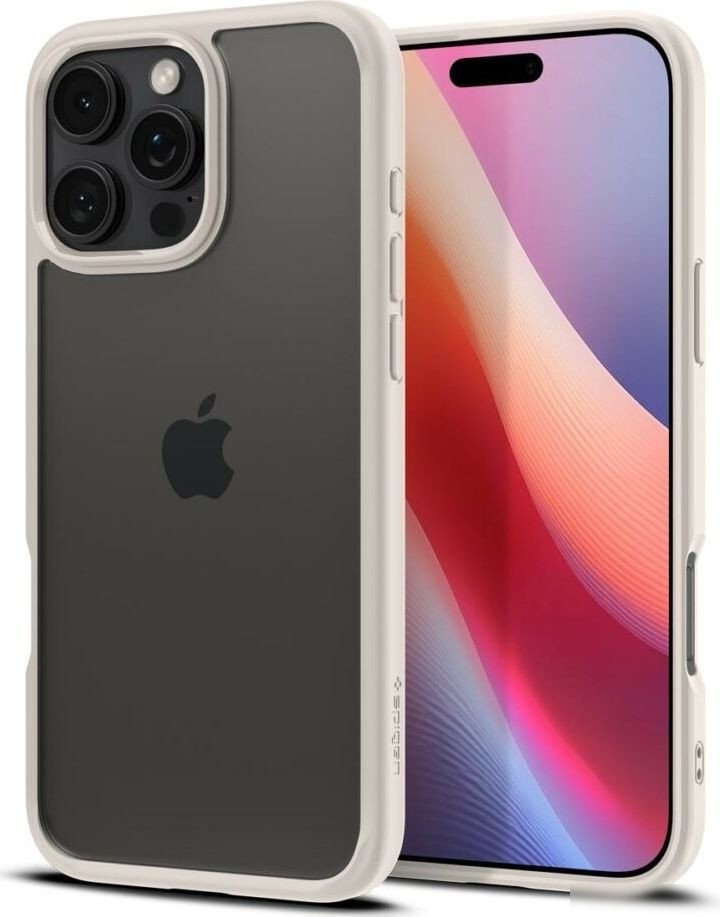 Чехол для телефона Spigen Ultra Hybrid для iPhone 16 Pro Natural Titanium