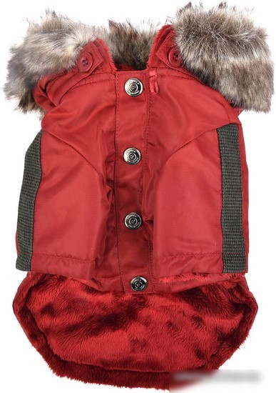 Куртка для животных Puppia Brock с капюшоном PAUD-JM1851-RD-M (красный)