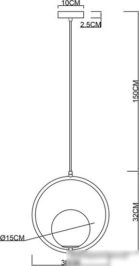 Подвесная люстра Arte Lamp Matisse A7741SP-1AB