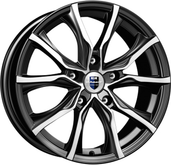 Литые диски K&K Твист 17x7.5" 5x108мм DIA 67.1мм ET 32мм Алмаз черный