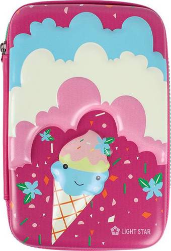 Пенал Darvish Ice Cream DV-LCH801-23 (малиновый)