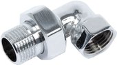 Американка Ростела Проходная угловая 1"x1" г/ш 726SCH6610 (хром)
