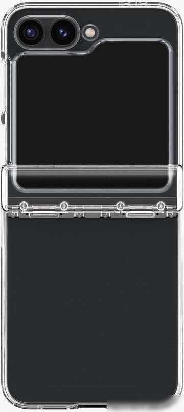 Чехол для телефона Spigen Ultra Hybrid Pro для Galaxy Z Flip 6 Crystal Clear