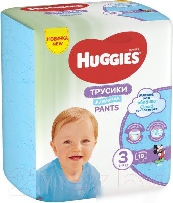 Трусики-подгузники Huggies Conv 3 Boy (19 шт)