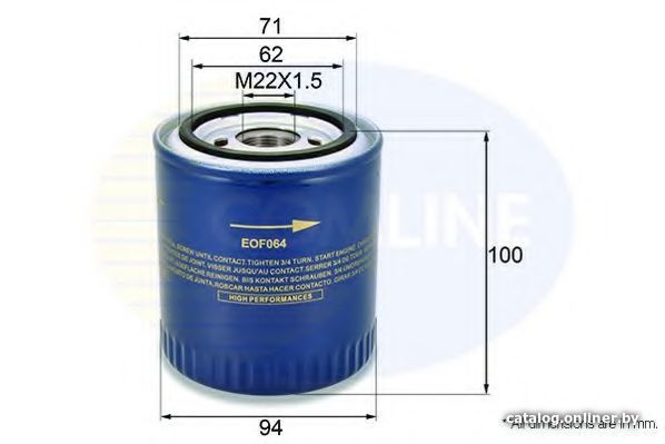 Масляный фильтр Comline EOF064 Масляный фильтр Comline EOF064