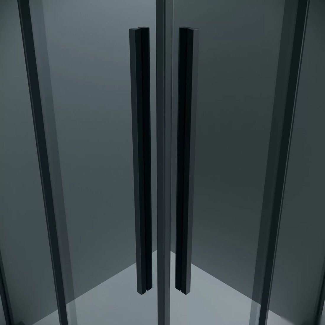 Душевой уголок Grossman Galaxy 90x80x195 300.K33.01.9080.21.10 (черный матовый/тонированное стекло)