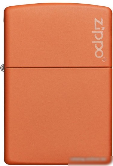 Зажигалка Zippo Orange Matte with Zippo Logo [231ZL-000023]