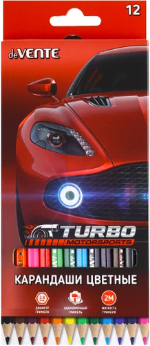 Набор цветных карандашей deVente Turbo 5022213 (12 цветов)